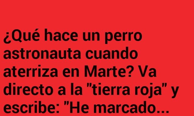 El Perro Espacial Marca Territorio en Marte