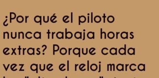 El piloto que teme volar en altas horas.