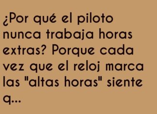 El piloto que teme volar en altas horas.