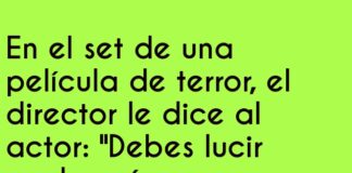 El verdadero terror de un actor