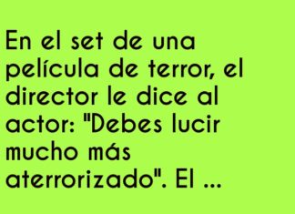 El verdadero terror de un actor