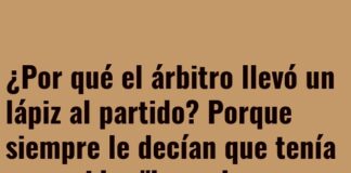 El árbitro y su lápiz multicolor