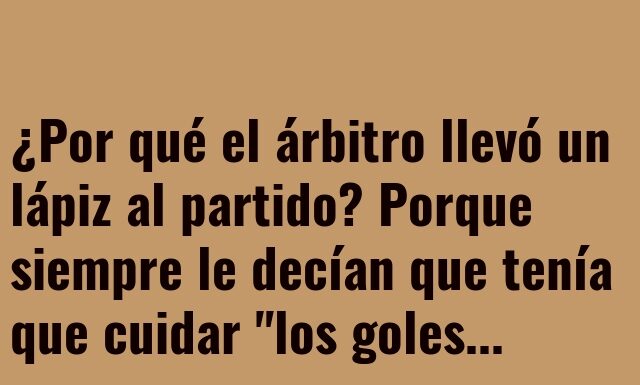 El árbitro y su lápiz multicolor
