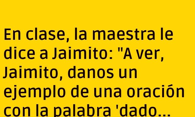 Excusas de Jaimito: cuando el dado se lo come el perro