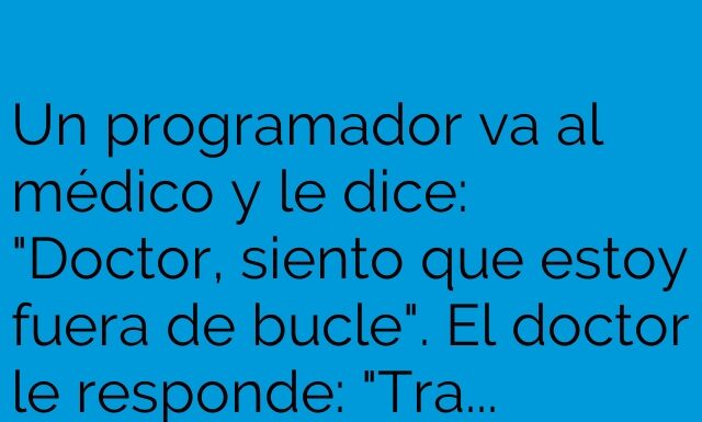 Fuera de bucle y sin paréntesis