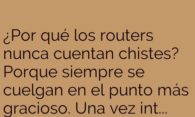 «Humor Desconectado»