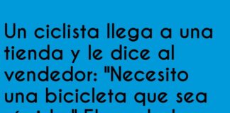 La bicicleta que te lleva antes de pedalear