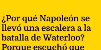 Napoleón y su Asiento VIP en Waterloo