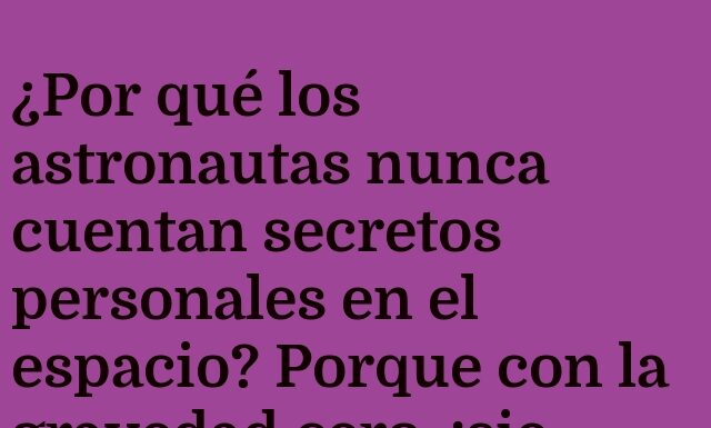 Secretos Orbitales: ¡Nada Flota en Privado!