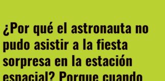 «Sorpresa en órbita: Fiesta en pausa»