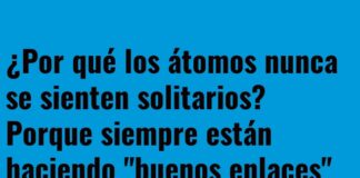 Átomos: buenos enlaces y decepciones iónicas