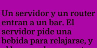 Actualización en el bar.