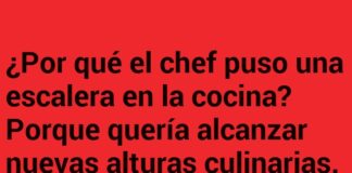 Alturas culinarias y despistes en la cocina