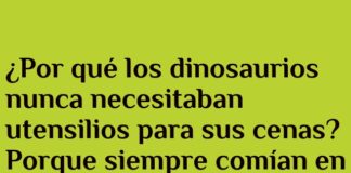 Cena Jurásica: Con Tenedores Rex