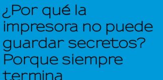 Chisme de Oficina en Papel y Tinta