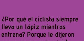 Ciclista y su lápiz: trazando el camino perfecto