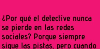 Detective entre pistas y memes.