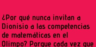 «Dionisio: El Dios que Divide la Fiesta, no la Ecuación»