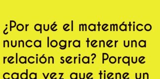 El amor desequilibrado del matemático romántico