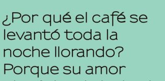 El amor molido del café soltero