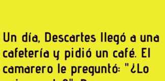 El café solipsista de Descartes