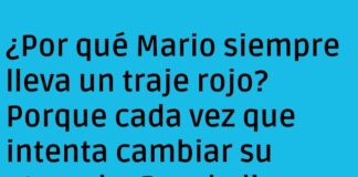 El dilema del guardarropa de Mario