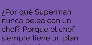 El menú imbatible contra Superman