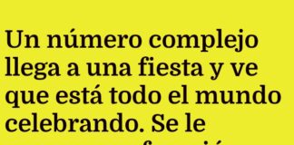 El número complejo melancólico.