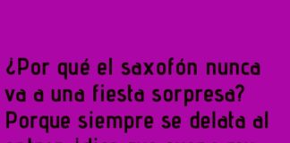 El saxofón: el invitado ruidoso y fiestero