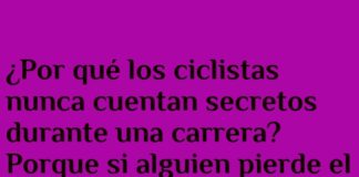 El secreto del resuello ciclista