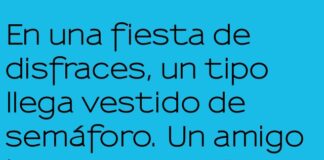 «El semáforo pensante en la fiesta»