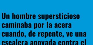 El show acrobático del supersticioso