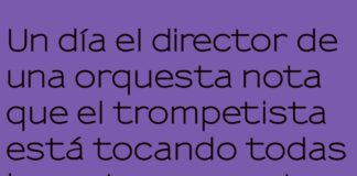 El trompetista y su metrónomo suizo