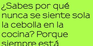 La cebolla y sus lágrimas de compañía