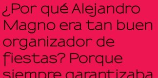 La Fiesta de Alejandro Magnífico