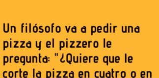 La lógica del filósofo pizzero