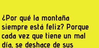 La montaña y su terapia «natural» de risa