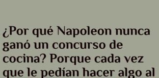 La receta que Napoleón nunca conquistó
