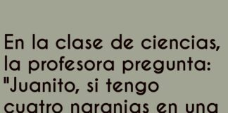 Manos de gigante en clase de ciencias