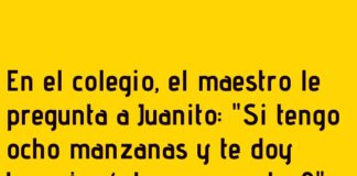 Manzanas en peligro escolar