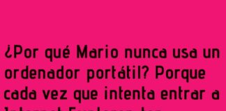 Mario y los Goombas digitales en Internet Explorer