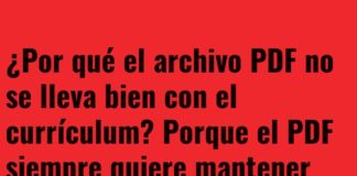 «PDF vs Currículum: Choque de Formatos»
