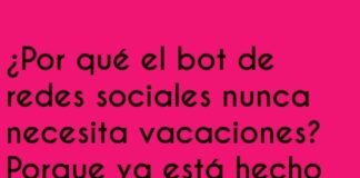 Relajación 24/7 para el bot social