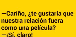 Reparto de película en pareja