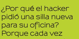 «Silla antirrobo del hacker»