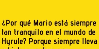 Tranquilidad de Mario en Hyrule