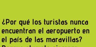 Vuelo de ida sin Alicia en el país de las maravillas