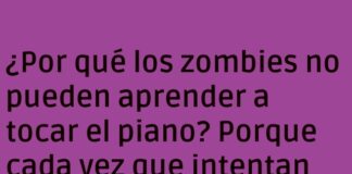 Zombies desafinados y desarmados