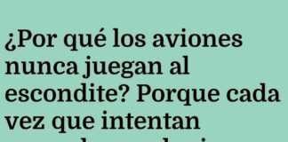 Aviones delatados a las 3 en punto
