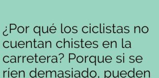 Ciclistas y el arte del humor: equilibrio vital